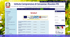 Desktop Screenshot of comprensivocervarese.it