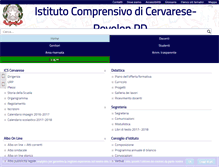 Tablet Screenshot of comprensivocervarese.it